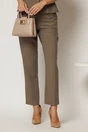 Compleu DY Fashion bej din sacou cambrat cu maneci bufante si pantalon, 4, dyfashion.ro