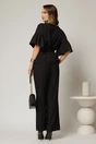 Compleu DY Fashion negru de zi din bluza si pantalon cu adaos de viscoza si croi lejer, 2, dyfashion.ro