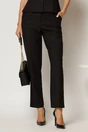 Compleu DY Fashion negru din sacou cambrat cu maneci bufante si pantalon, 4, dyfashion.ro
