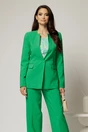 Compleu DY Fashion verde din sacou si pantalon si inchidere la un nasture, 3, dyfashion.ro