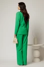 Compleu DY Fashion verde din sacou si pantalon si inchidere la un nasture, 2, dyfashion.ro