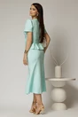 Compleu DY Fashion verde menta din sacou cu peplum si fusta in clini, 2, dyfashion.ro