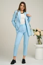 Compleu LaDonna office din stofa bleu cu sacou si pantaloni