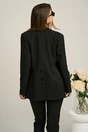 Compleu LaDonna office din stofa negru cu sacou si pantaloni