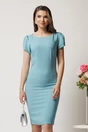 Compleu verde menta cu rochie midi conica si sacou cu broderie- LaDonna, 3, dyfashion.ro