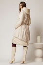 Geaca dama ivoar croi lejer cu fermoar metalic auriu, 2, dyfashion.ro