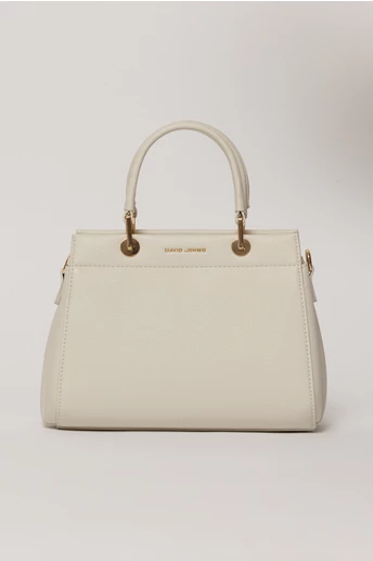 Geanta beige design structurat