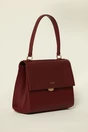 Geanta bordo model clasic cu inchidere metalica, 2, dyfashion.ro