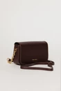 Geanta burgundy mica cu design elegant si inchidere cu clapeta, 2, dyfashion.ro