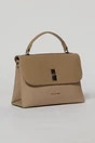 Geanta cu design modern in doua nuante de taupe, 1, dyfashion.ro