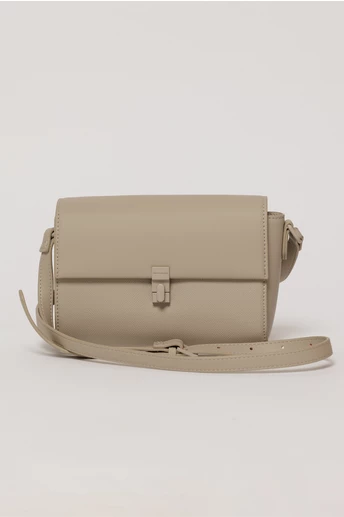 Geanta gri deschis design minimalist