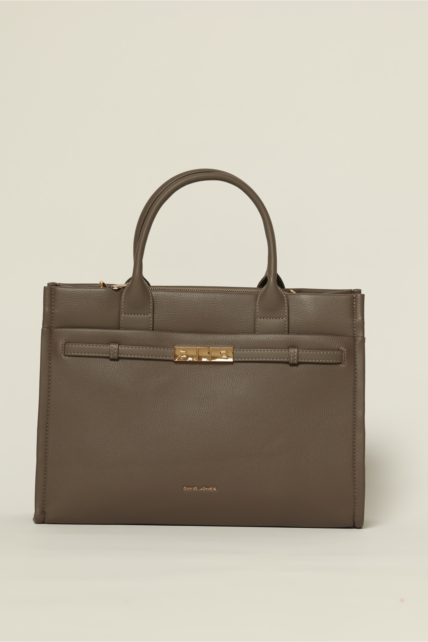 Geanta gri office cu design modern