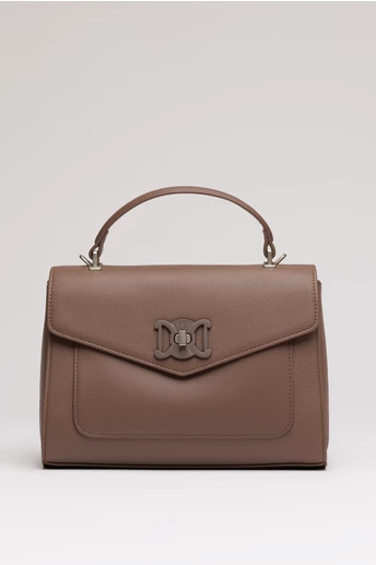 Geanta gri office din piele ecologica