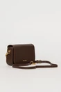 Geanta maro intens mica cu design elegant si inchidere cu clapeta, 2, dyfashion.ro