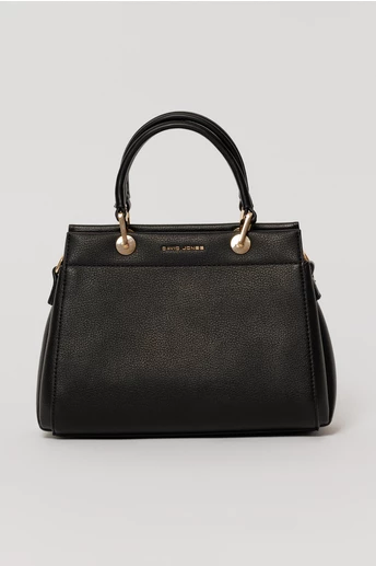 Geanta neagra design structurat