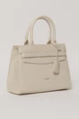 Geanta office ivory din piele ecologica  cu aplicatie metalica, 2, dyfashion.ro