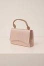 Gentuta sampanie cu glitter cu maner rotund din strasuri, 3, dyfashion.ro