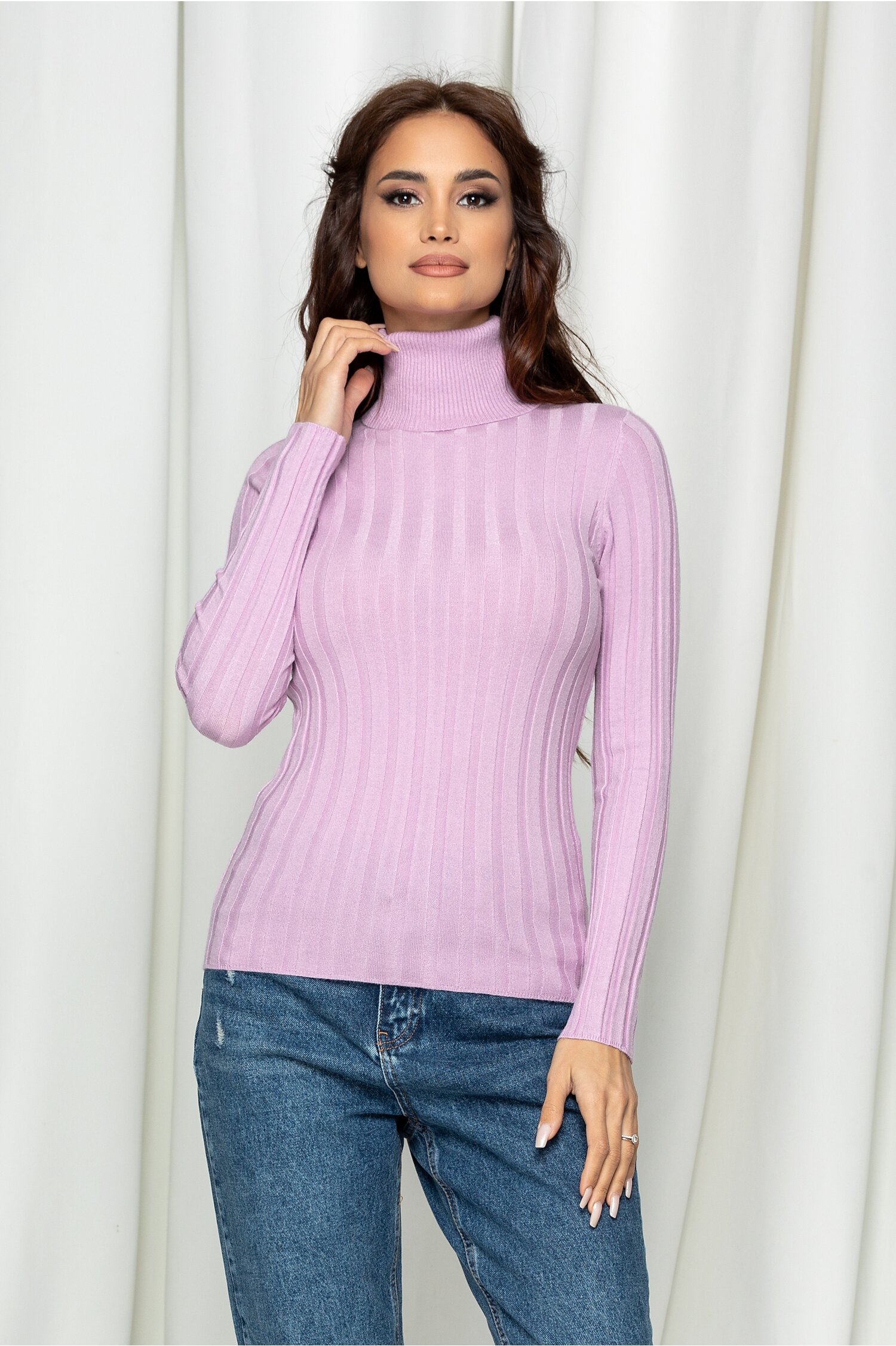 Maleta gina lila din jerse