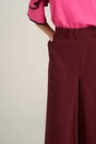 Pantaloni bordo lejeri tip fusta din viscoza cu elastic in talie, 3, dyfashion.ro
