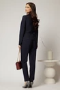 Pantaloni dama conici office bleumarin, 2, dyfashion.ro