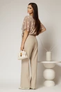 Pantaloni dama ivory croi drept cu adaos de viscoza, 2, dyfashion.ro