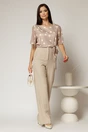 Pantaloni dama ivory croi drept cu adaos de viscoza, 3, dyfashion.ro