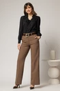 Pantaloni dama maro office cu buzunare, 3, dyfashion.ro