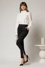 Pantaloni dama negri office cu crepeu si perla la glezna, 3, dyfashion.ro
