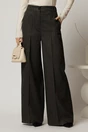 Pantaloni dama office casual gri evazati, 1, dyfashion.ro