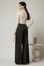 Pantaloni dama office casual gri evazati, 2, dyfashion.ro