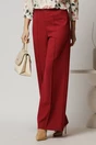 Pantaloni DY Fashion bordo cu croi lejer si elastic pe talie, 1, dyfashion.ro
