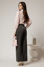 Pantaloni DY Fashion lungi gri inchis din stofa si croi lejer, 2, dyfashion.ro