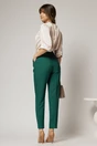 Pantaloni DY Fashion verzi cu pliu din talie si buzunare, 2, dyfashion.ro