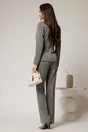 Pantaloni gri office cu croi pana, 2, dyfashion.ro