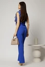 Pantaloni Melody albastri lungi croi usor evazat, 2, dyfashion.ro