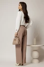 Pantaloni taupe cu aplicatie petrecuta, 3, dyfashion.ro