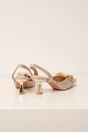 Pantofi aurii eleganti cu glitter si funda pe varf, 3, dyfashion.ro