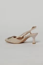 Pantofi bej cu finisaj impletit si accesoriu cu pietre stralucitoare, 3, dyfashion.ro