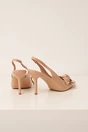 Pantofi bej din piele ecologica cu floare mai pe varf, 2, dyfashion.ro