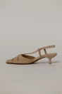 Pantofi bej din piele intoarsa ecologica cu barete, 3, dyfashion.ro