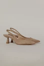Pantofi bej eleganti din piele intoarsa ecologica, 1, dyfashion.ro
