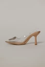Pantofi bej transparenti cu strasuri pe varf, 3, dyfashion.ro