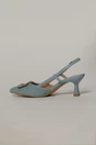 Pantofi bleu cu finisaj impletit si accesoriu cu pietre stralucitoare, 3, dyfashion.ro
