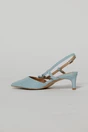 Pantofi bleu eleganti cu finisaj lucios si fundita laterala, 3, dyfashion.ro
