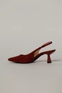 Pantofi bordo eleganti din piele intoarsa ecologica, 3, dyfashion.ro