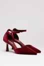 Pantofi eleganti burgundy cu aspect rafinat, 3, dyfashion.ro