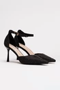 Pantofi eleganti negri cu pietre si perle decorative, 1, dyfashion.ro