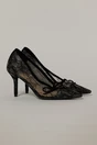 Pantofi eleganti negri imbracati in dantela, 1, dyfashion.ro