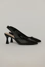 Pantofi negri din piele ecologica cu design impletit, 1, dyfashion.ro