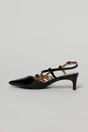 Pantofi negri eleganti cu finisaj lucios si fundita laterala, 3, dyfashion.ro